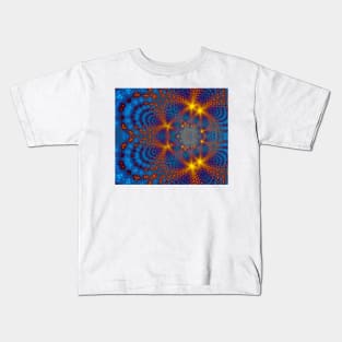 Kaleidoscope Fractal Beam Kids T-Shirt